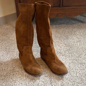 Nine West Tan Knee Boots